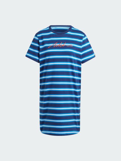 adidas Stripe Pack Graphic Tee Dress