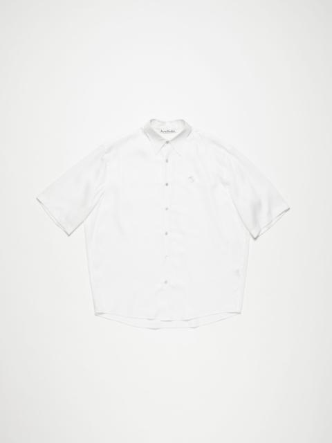 Acne Studios Stripe button-up shirt - White