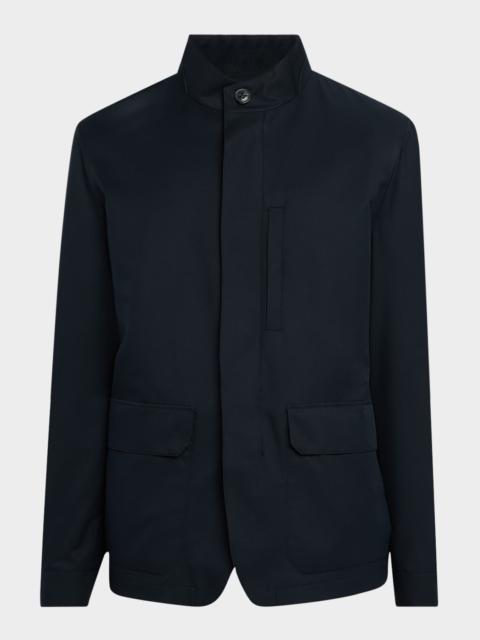 ZEGNA Men's Solid Car Coat