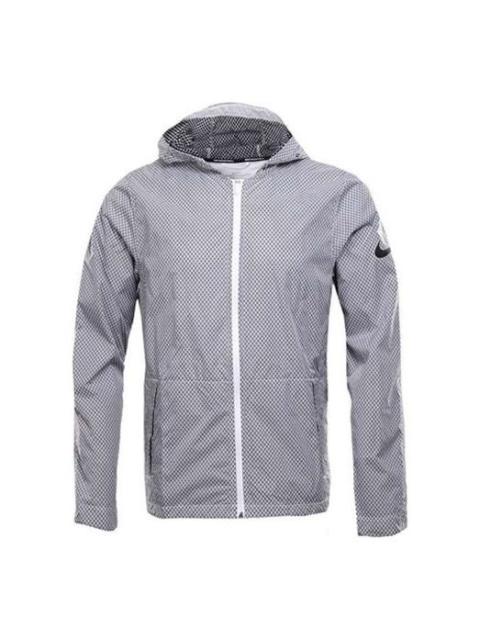 Nike Nike Sports Training Windproof hooded Jacket Gray 848532-010