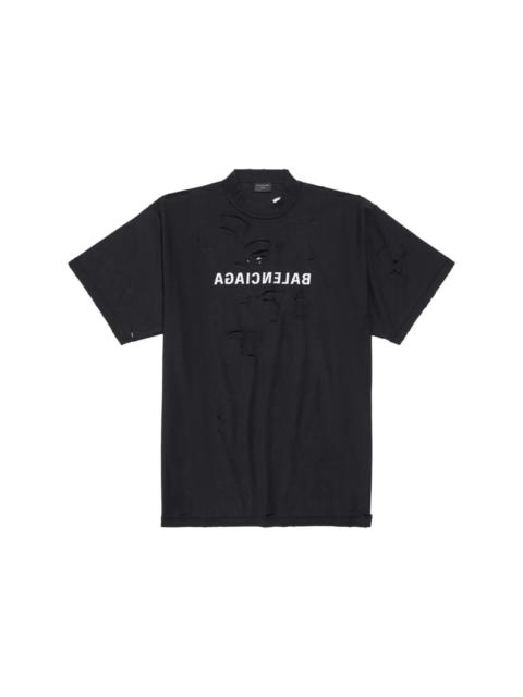 logo-embroidered T-shirt