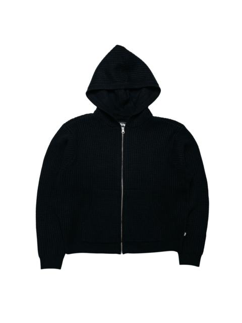 Stüssy Stüssy Waffle Cashmere Zip Hood Black