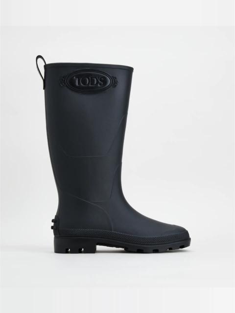 Tod's RAIN BOOTS - BLACK