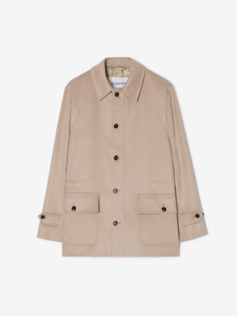 Burberry Short Cashmere Scafell Car Coat