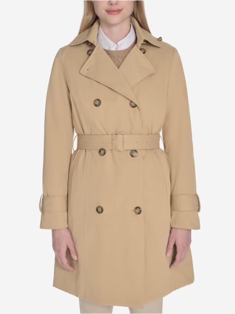 COLE HAAN Women's Insulated Twill Trench Coat