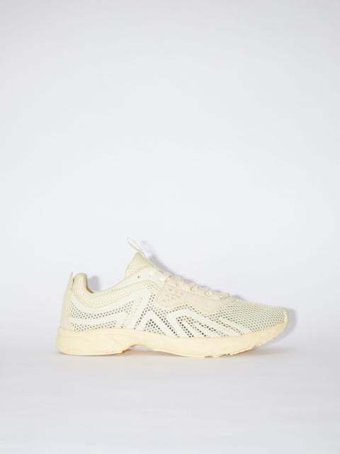 Acne Studios Lace-up sneakers - Pale yellow