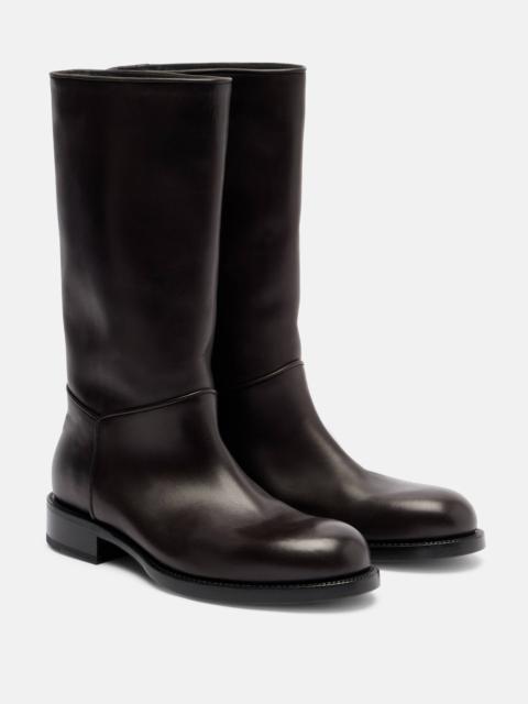 The Row Nobilis Riding leather knee-high boots