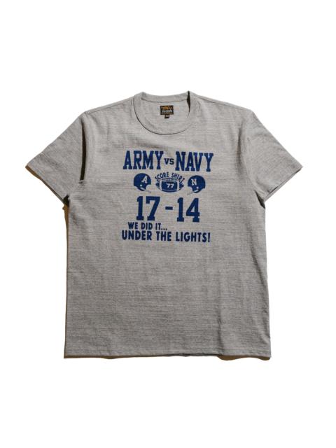 The Real McCoys MC25011 Military Tee / Army Vs. Navy Gray