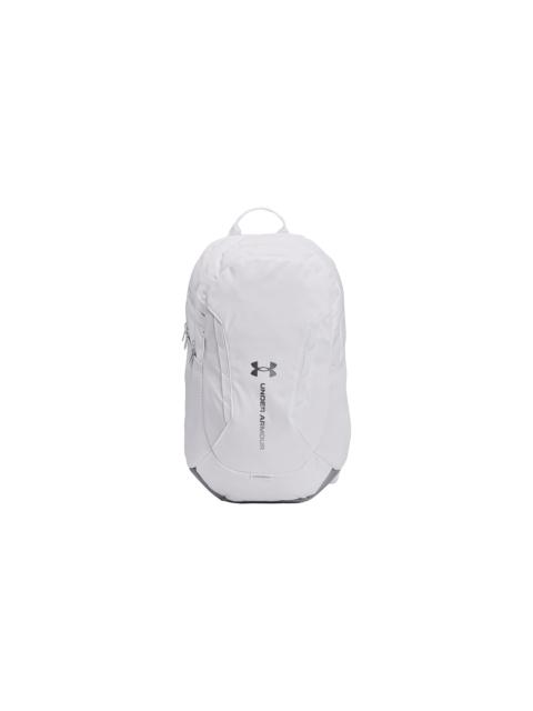 Under Armour Hustle 6.0 Backpack "White / Mod Gray / Metallic Silver" 1384673 100
