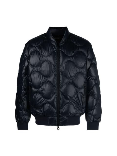 quilted padded bomber jacket