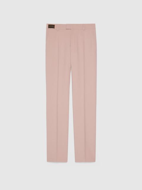 Wool pant with Gucci Horsebit label