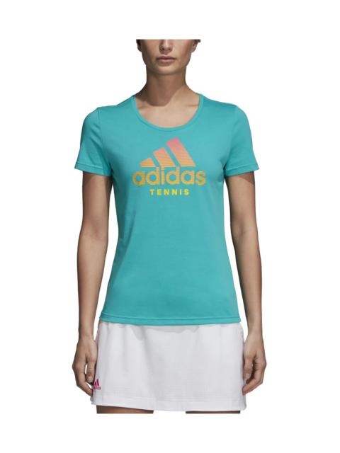 adidas Tennis Category Tee "Hi Res Aqua" DJ1690