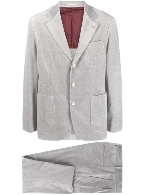 Brunello Cucinelli single-breasted corduroy suit