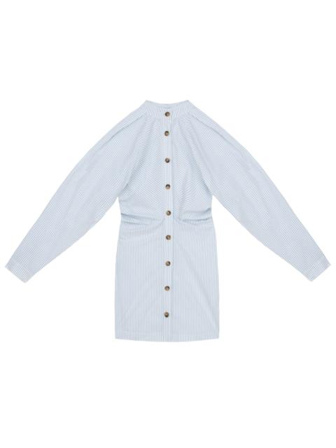 Nanushka Striped Cotton Shirt Dress