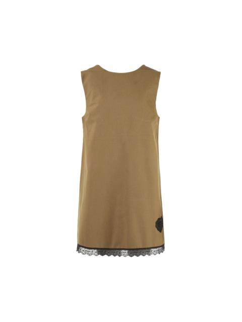 GANNI Workwear Canvas Boxy Mini Dress