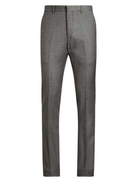 Polo Ralph Lauren Men's Wool Twill Slim-Fit Trousers - Medium Grey