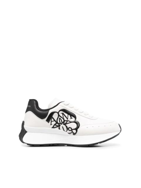 Alexander McQueen Oversized logo-embossed  sneakers