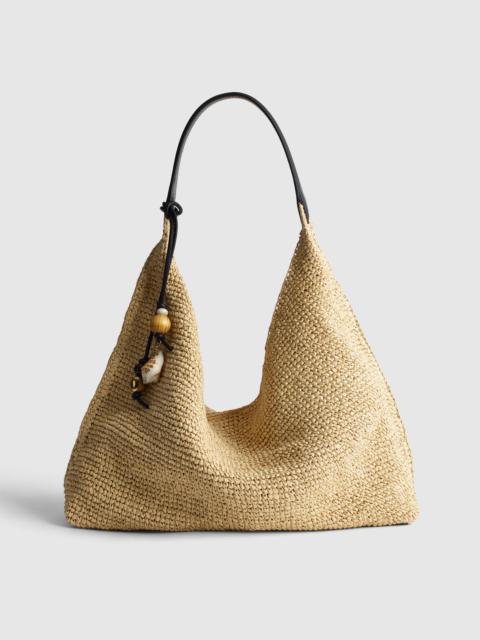 Madewell The Mylie Shoulder Bag in Raffia