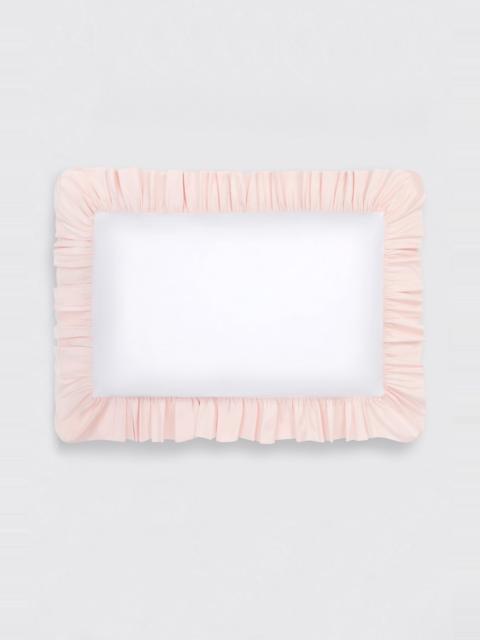 EMILIA WICKSTEAD Frill Pillow Slip in White Cotton