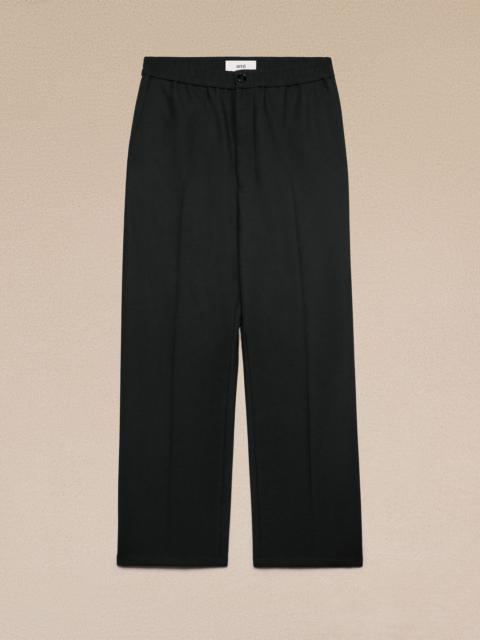 AMI Paris Elasticated Waist Straight Fit Trousers