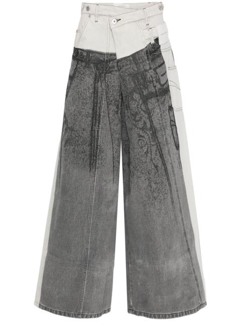 FENG CHEN WANG Panelled Jeans