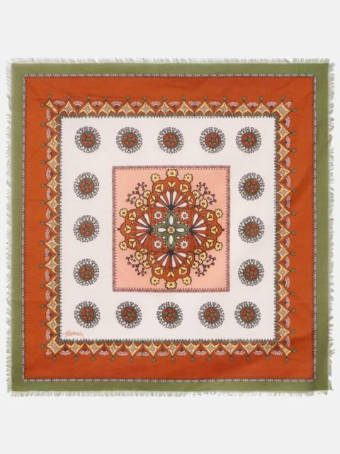 ALÉMAIS Contina Midi fringed cotton scarf