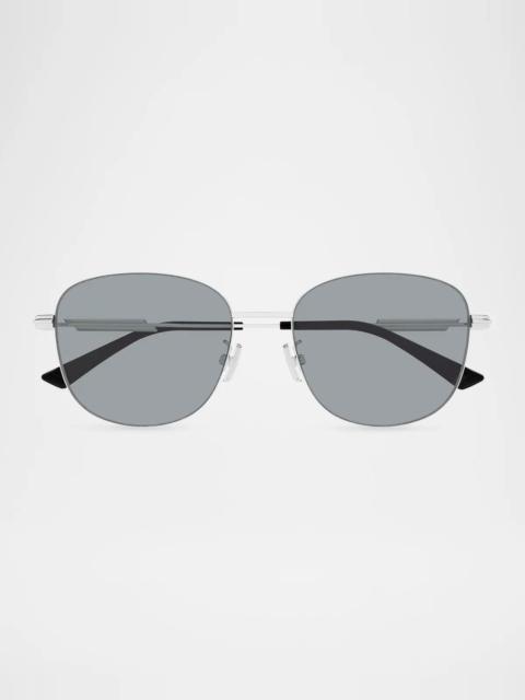 Bottega Veneta Snap Ribbon 56MM Round Sunglasses