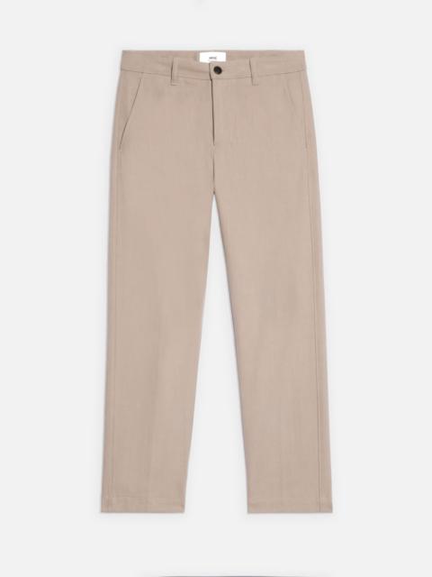 AMI Paris Straight Fit Chino Trousers
