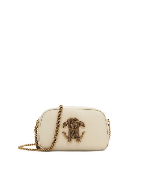 Roberto Cavalli Mirror Snake-plaque shoulder bag