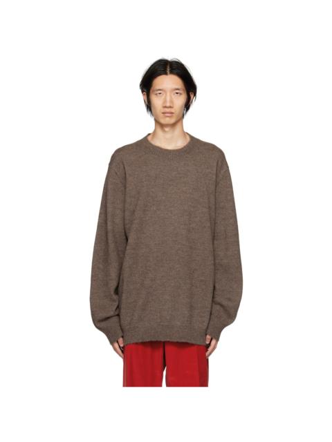 Maison Margiela Brown Crewneck Sweater