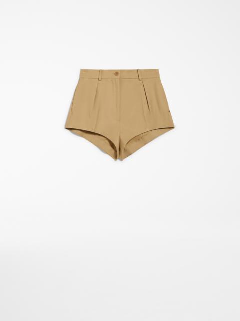 Viscose-blend shorts