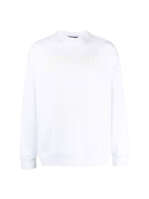 logo-print crew neck sweatshirt