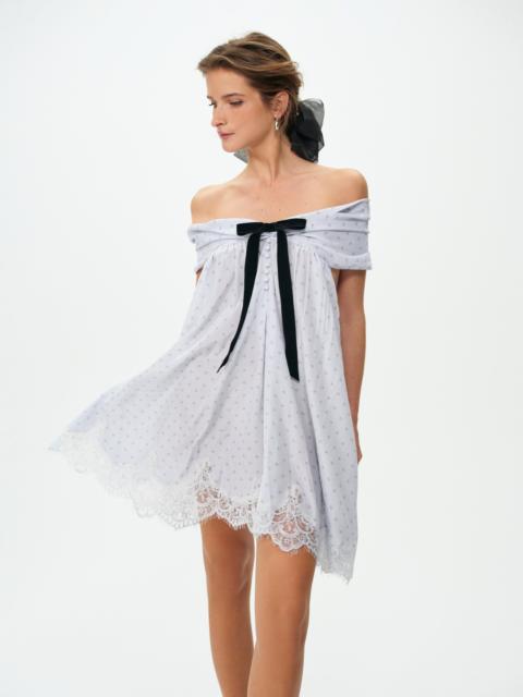 For Love & Lemons Piper Polka Dot Mini Dress