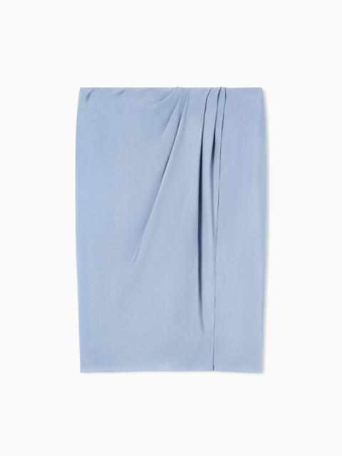 GIORGIO ARMANI CURVED MIDI SKIRT ASV
