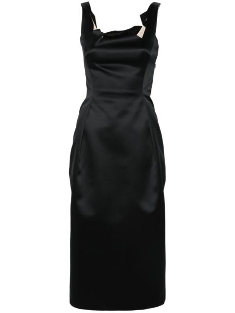 VIKTOR & ROLF raw cut-edge midi dress