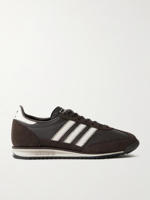 adidas Originals Sl 72 Og Suede And Leather Sneakers
