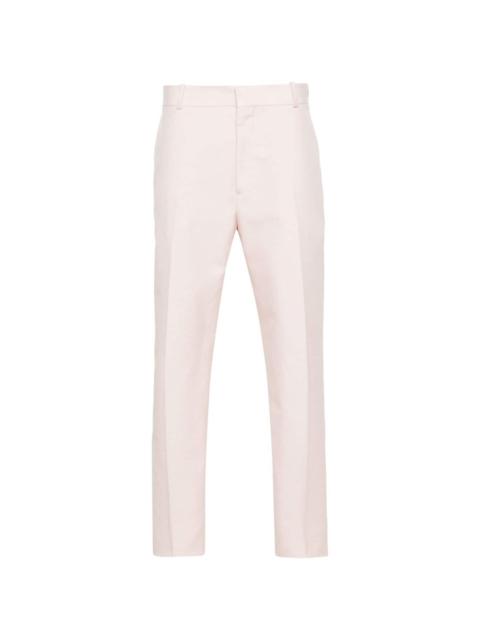 Alexander McQueen cotton tailored trousers