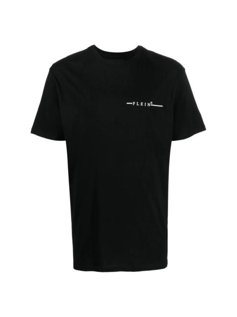 PHILIPP PLEIN flocked logo-print T-shirt