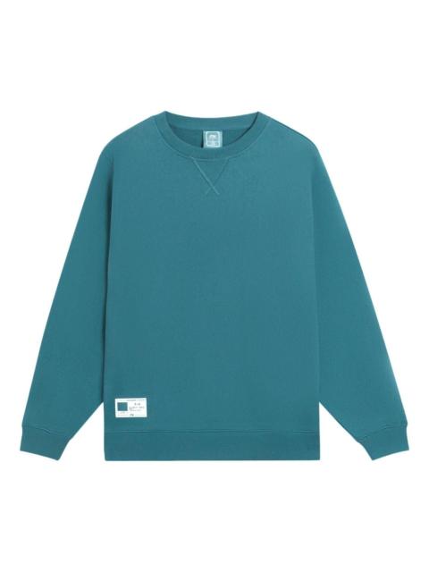 Li-Ning Li-Ning Label Logo Sweatshirt 'Teal' AWDSB13-5