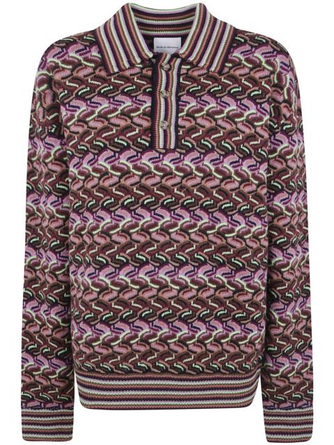 Drôle de Monsieur Long-Sleeve Polo "Coogie"