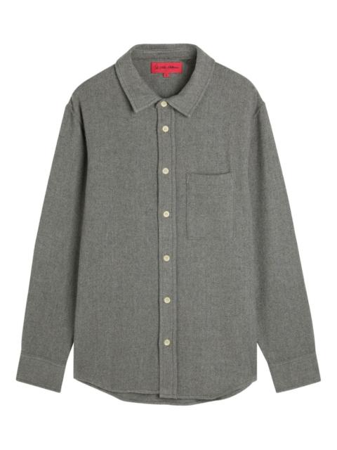 The Elder Statesman button woven overshirt