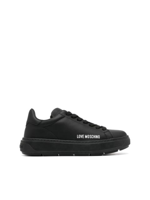 Moschino low-top lace-up sneakers