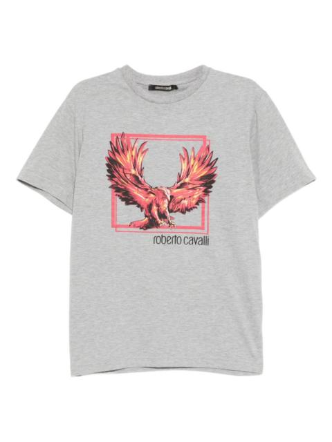 Roberto Cavalli graphic-print round-neck T-shirt