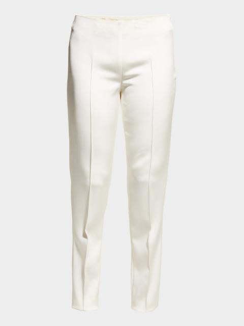 AKRIS Melissa Mid-Rise Slim-Leg Pants