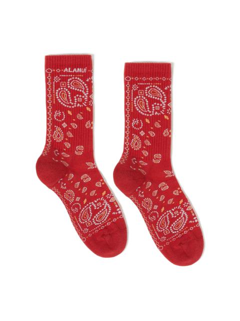 Alanui Bandana Socks