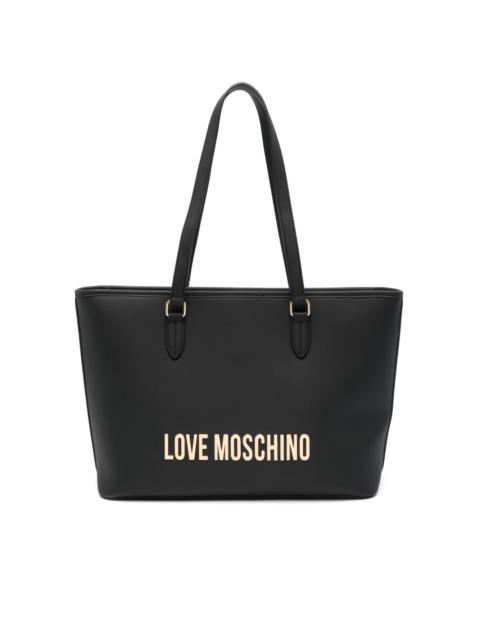 logo lettering shoulder bag