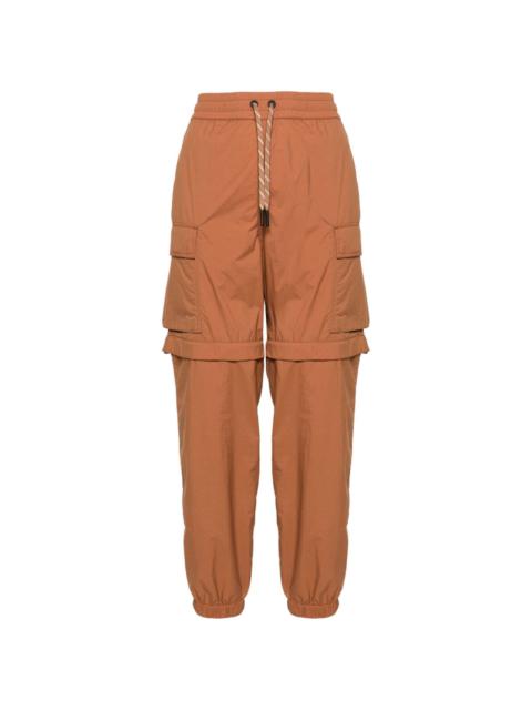 Moncler Grenoble logo-patch lightweight cargo trousers