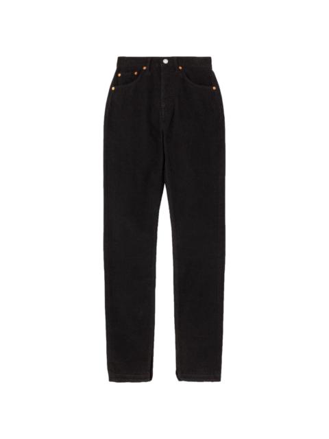 RE/DONE high-rise corduroy skinny jeans