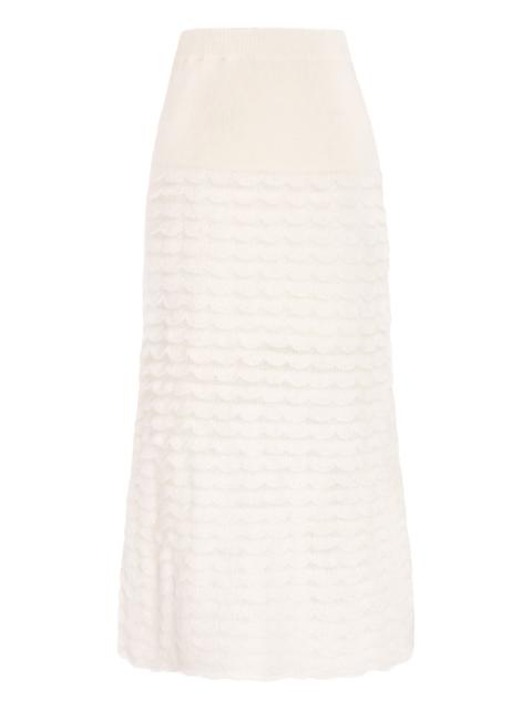 Zimmermann LUMINOSITY SCALLOP SKIRT