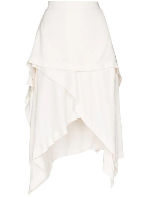 JW Anderson layered handkerchief skirt